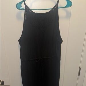Mossimo Black Sleeveless dress with drawstring waist. XL
